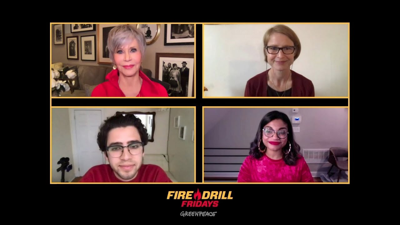 Watch Fire Drill Friday Election Panel with Jane Fonda, Nelini Stamp, Aletheia Henry, and Anthony Torres
