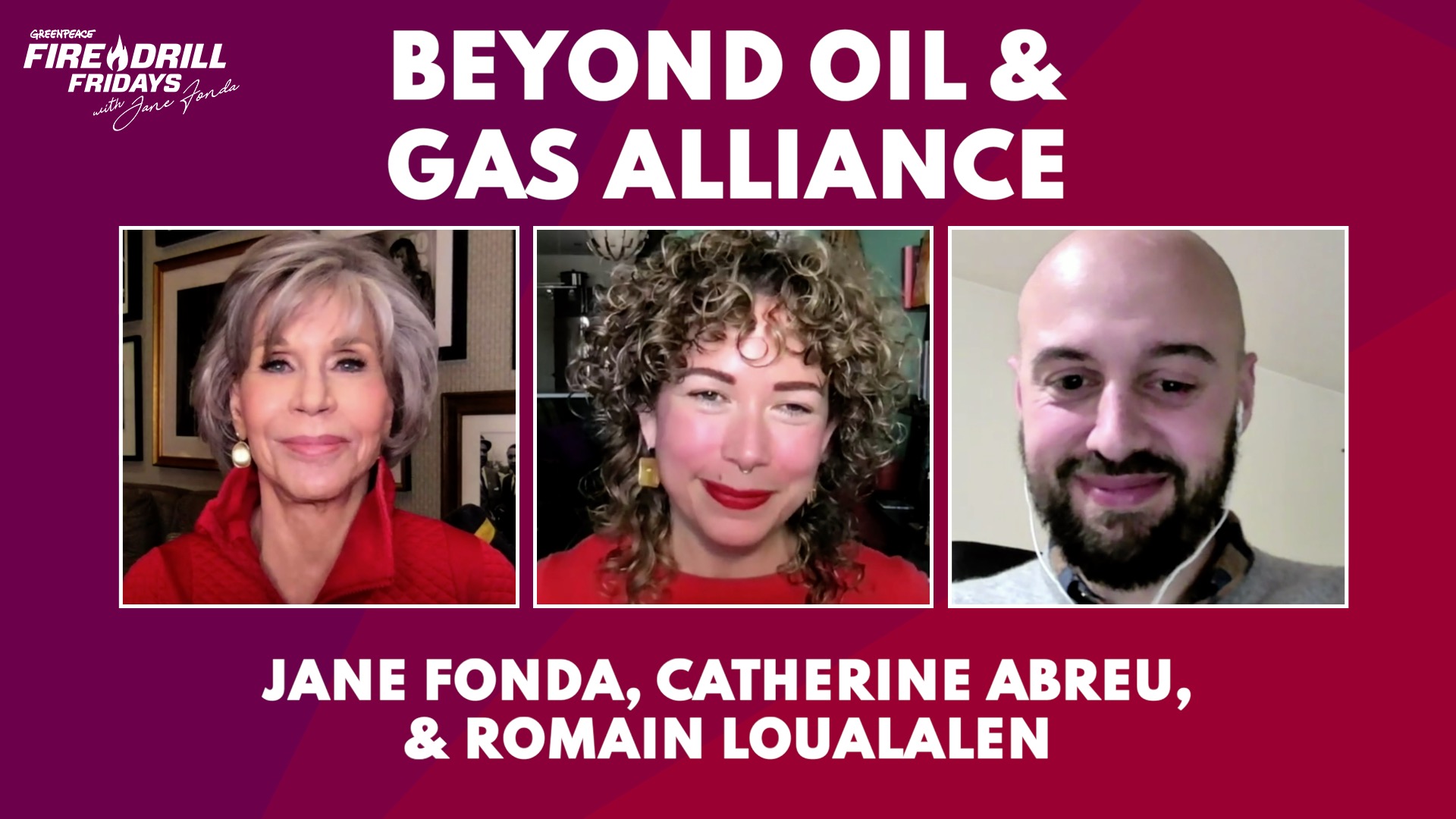 Watch Beyond Oil and Gas Alliance | Fire Drill Friday with Catherine Abreu & Romain Ioualalen