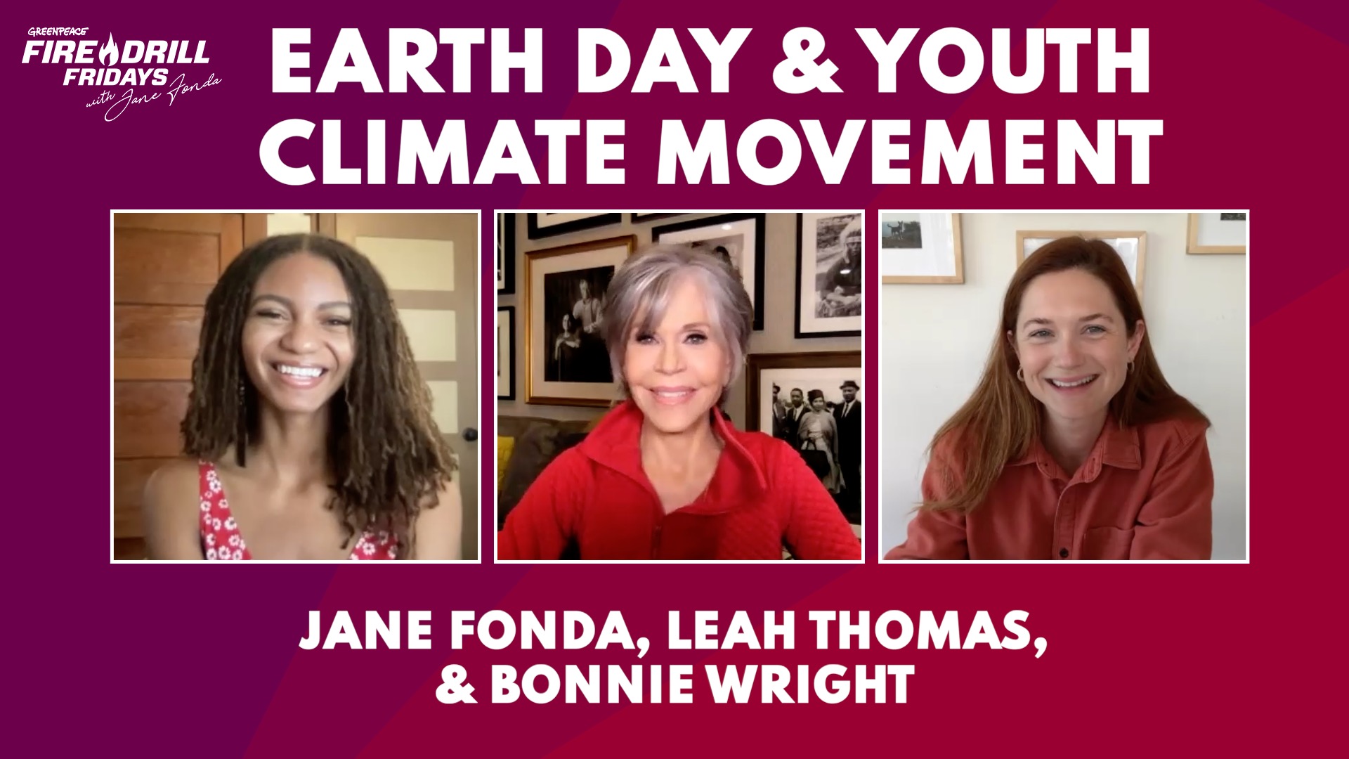 Watch Bonnie Wright & Leah Thomas Discuss What Earth Day Means to Them