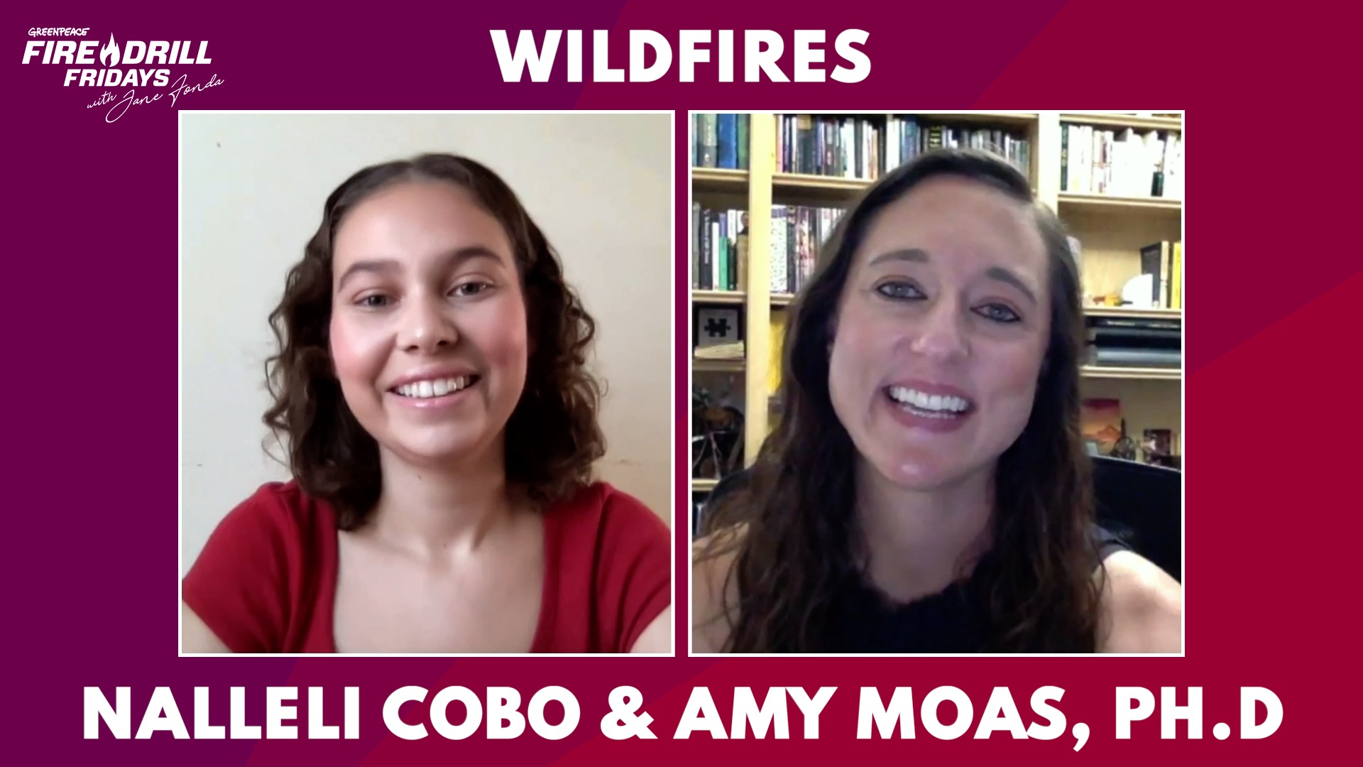Watch Fire Drill Friday with Guest-Host Nalleli Cobo & Amy Moas, Ph.D