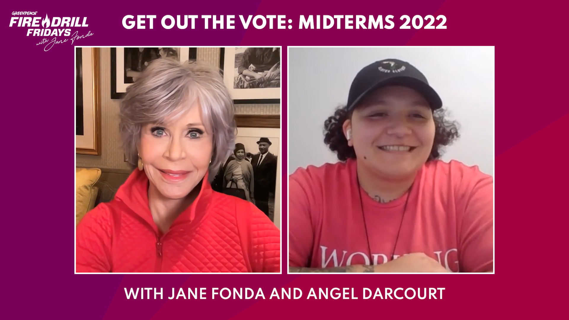 Watch Jane Fonda, Angel Darcourt, Kymberly Jacobs, and Hibba Meraay Countdown to the 2022 Midterm Election￼